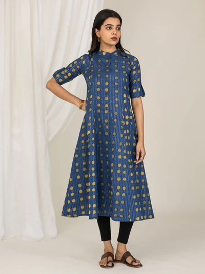 Yellow Moon A-Line Kurta
