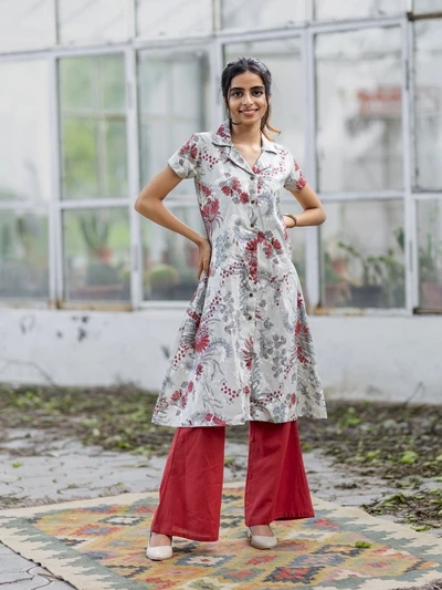 Scarlet Floral Fusion Co-ords