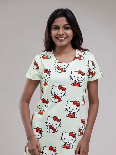 Hello Kitty Soft Cotton Evening Dress