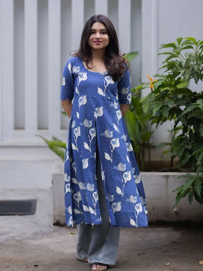 Mayura Blue Kurta