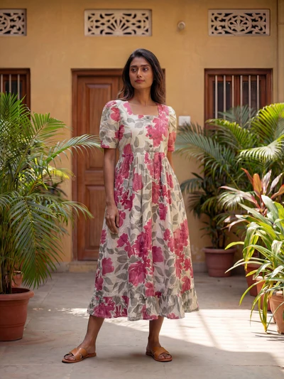 Rose Garden Maternity Dress