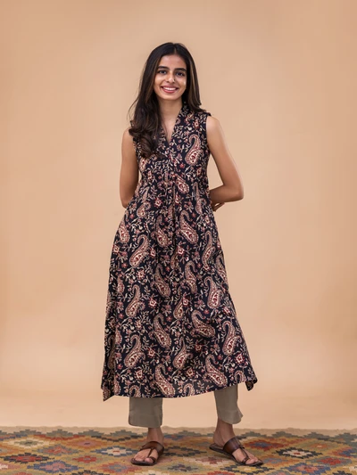 Paisley Edit A-line Kurta