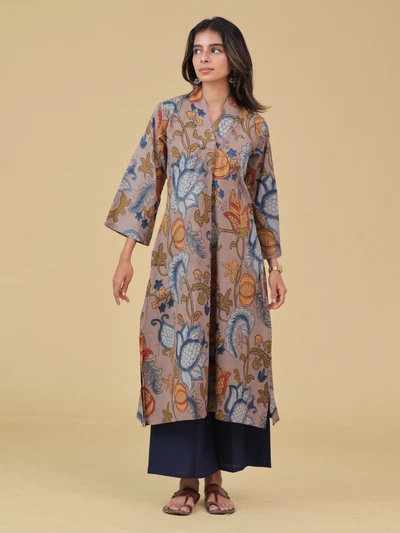 Kalamkari Pure Cotton Kurta Set
