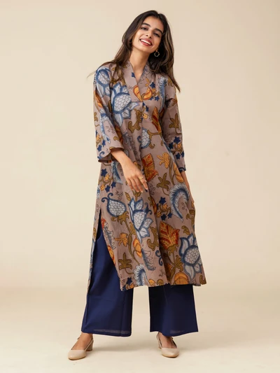 Kalamkari Pure Cotton Kurta Set