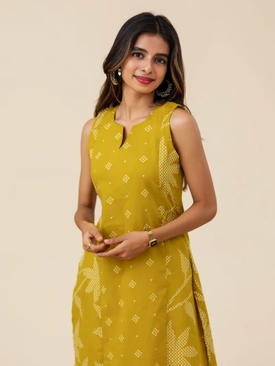 Mustard Meadow Kurta